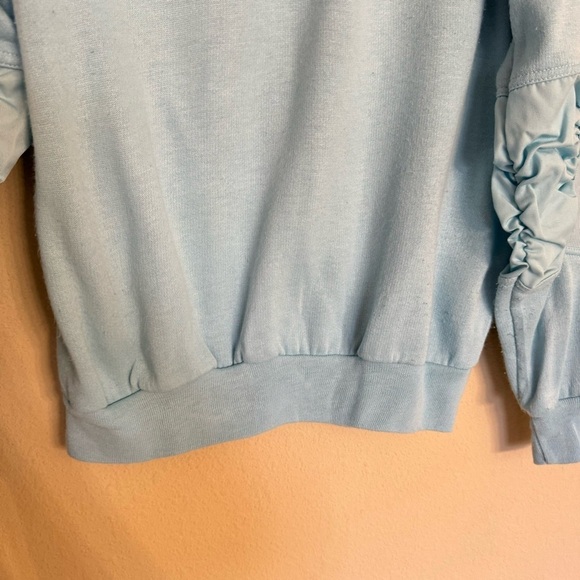 Vintage 80s 90s H.G. Sport Sky Blue Rugged Sleeve Sweater Size M Retro Pullover - Picture 13 of 16